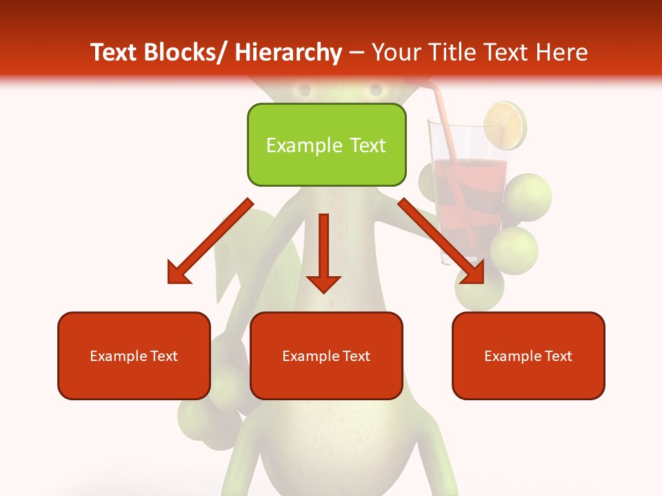 Glass Animal Creature PowerPoint Template