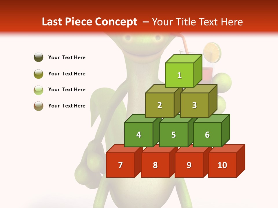 Glass Animal Creature PowerPoint Template