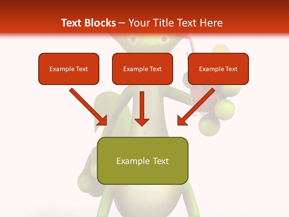 Glass Animal Creature PowerPoint Template