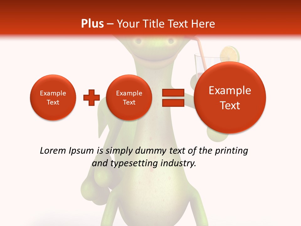 Glass Animal Creature PowerPoint Template