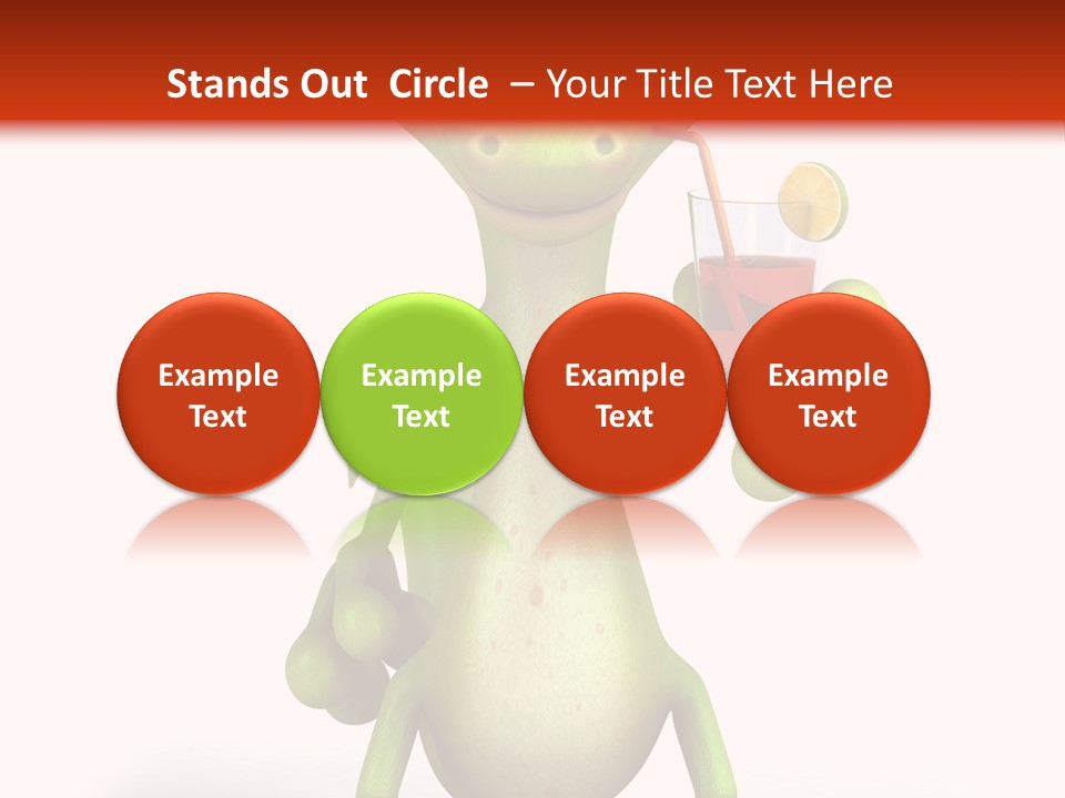 Glass Animal Creature PowerPoint Template