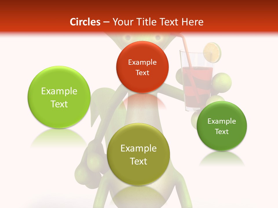 Glass Animal Creature PowerPoint Template