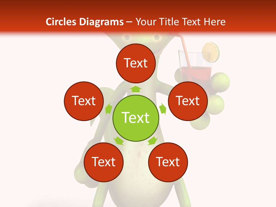 Glass Animal Creature PowerPoint Template