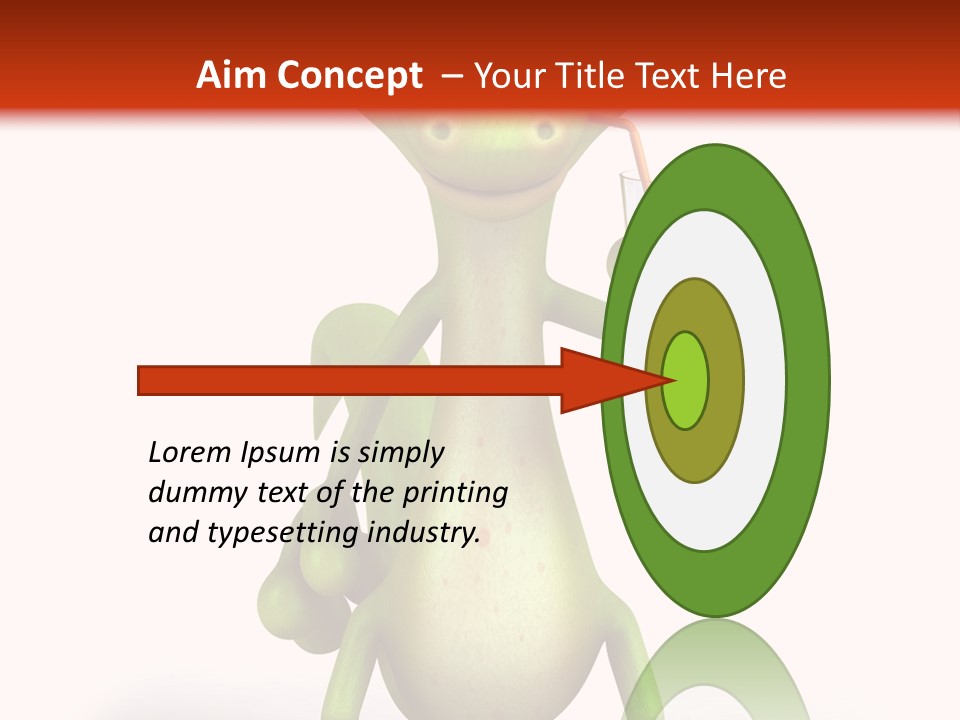 Glass Animal Creature PowerPoint Template