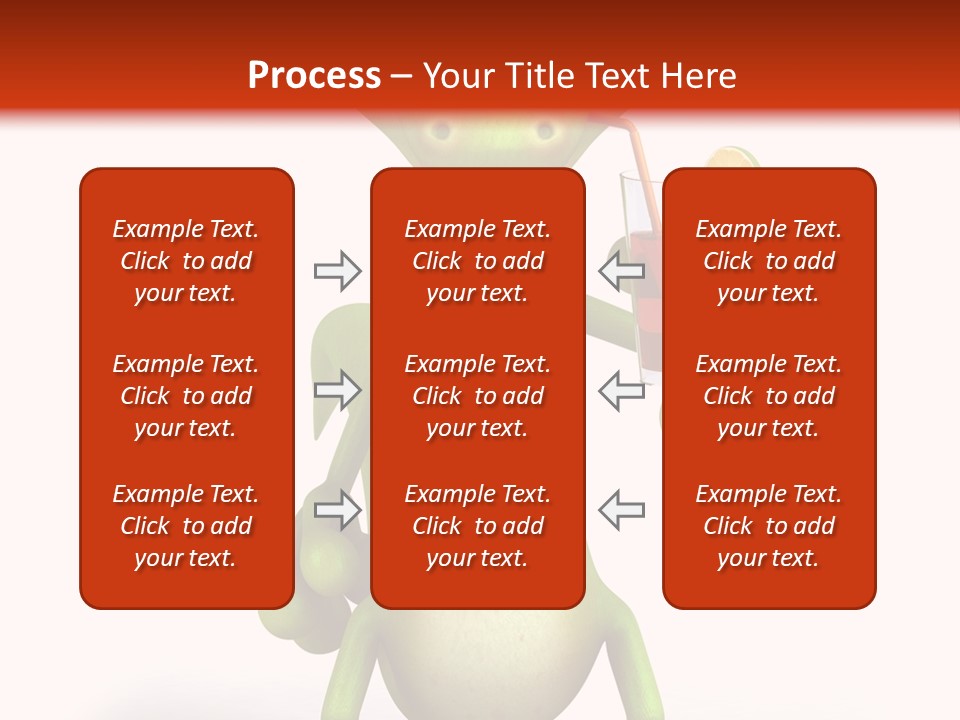 Glass Animal Creature PowerPoint Template