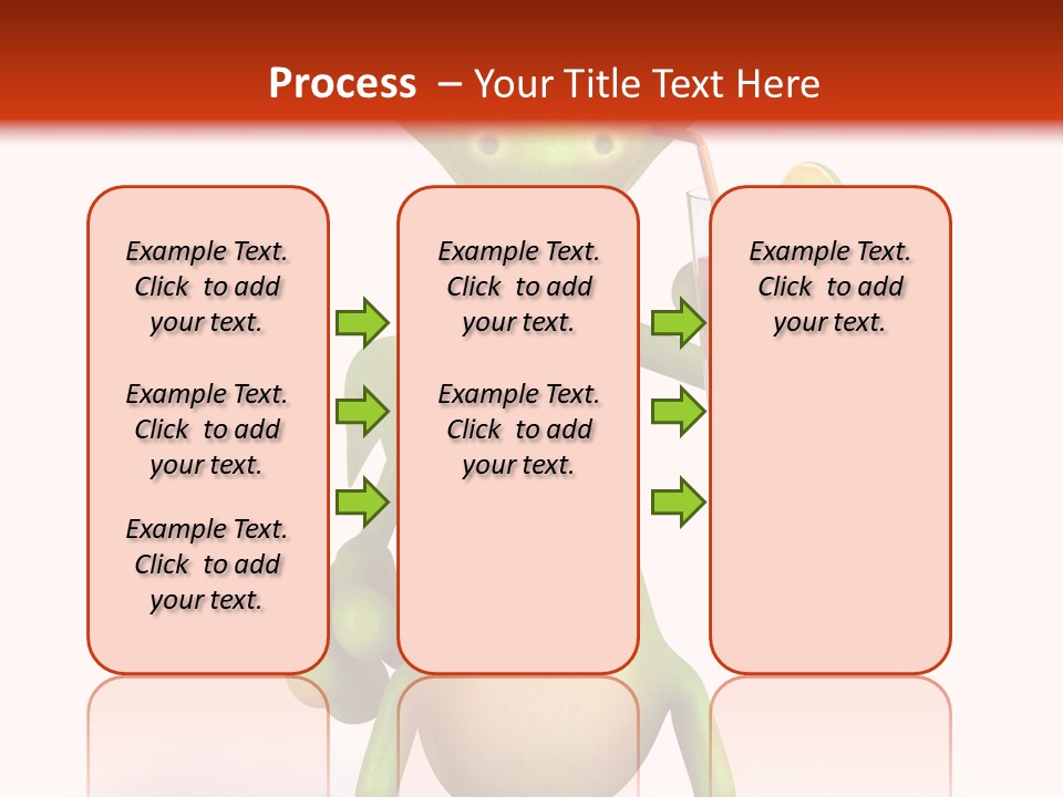 Glass Animal Creature PowerPoint Template
