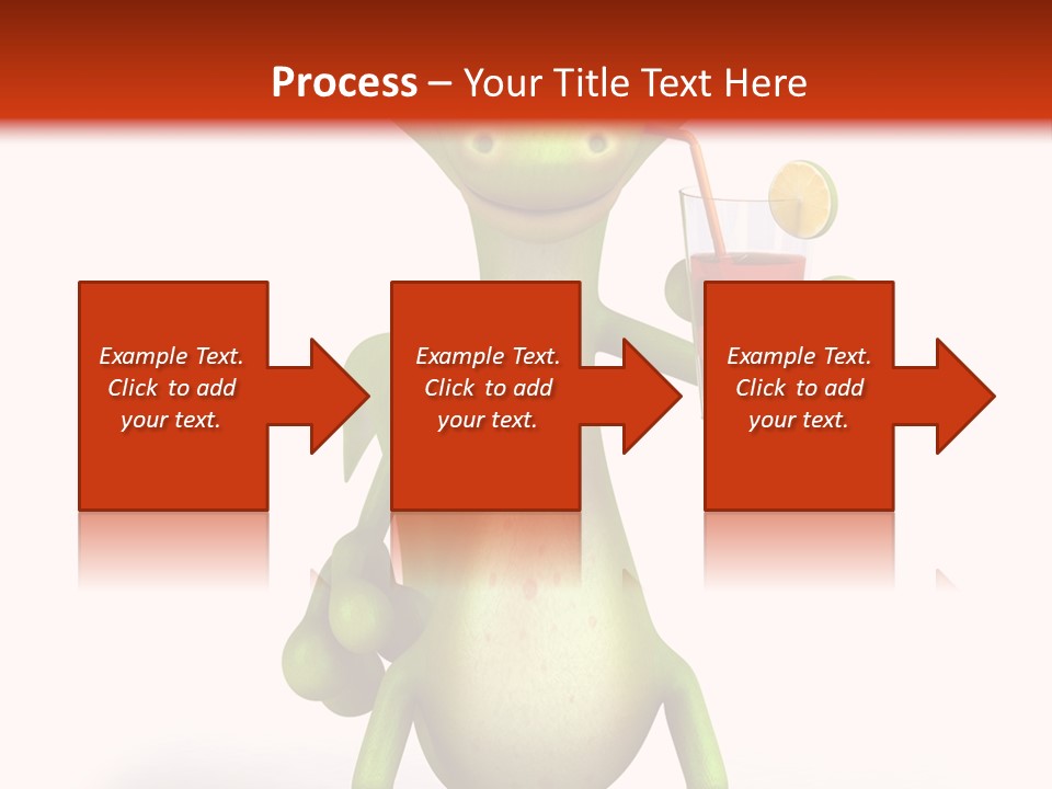 Glass Animal Creature PowerPoint Template
