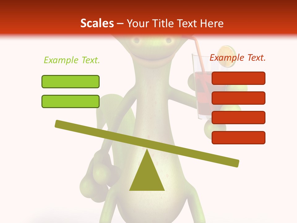 Glass Animal Creature PowerPoint Template