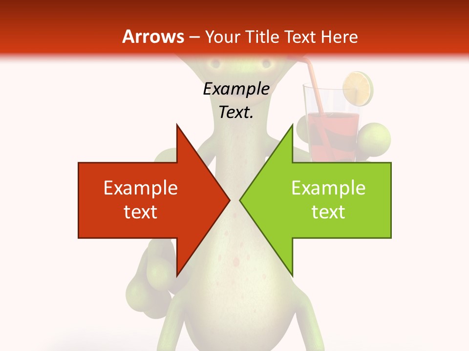 Glass Animal Creature PowerPoint Template
