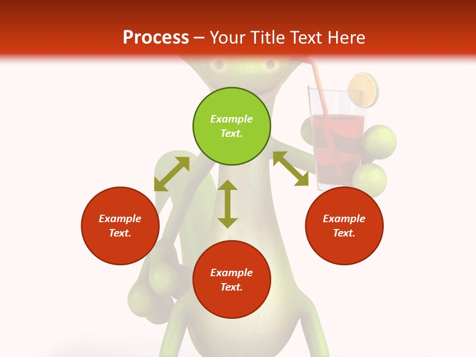 Glass Animal Creature PowerPoint Template