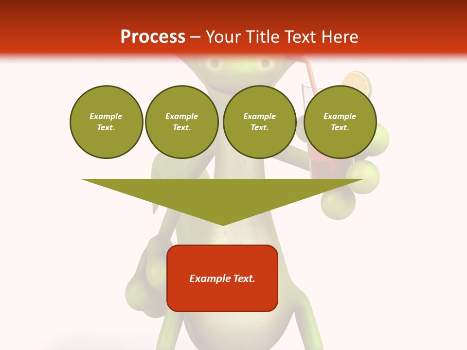 Glass Animal Creature PowerPoint Template