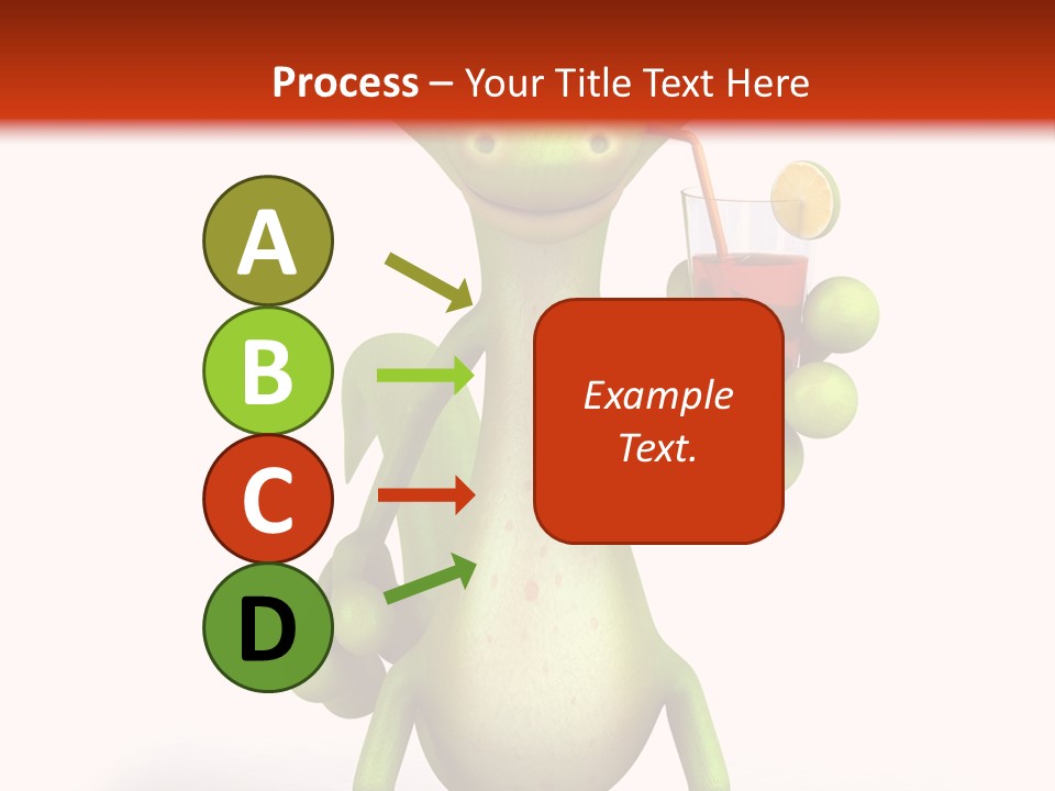 Glass Animal Creature PowerPoint Template