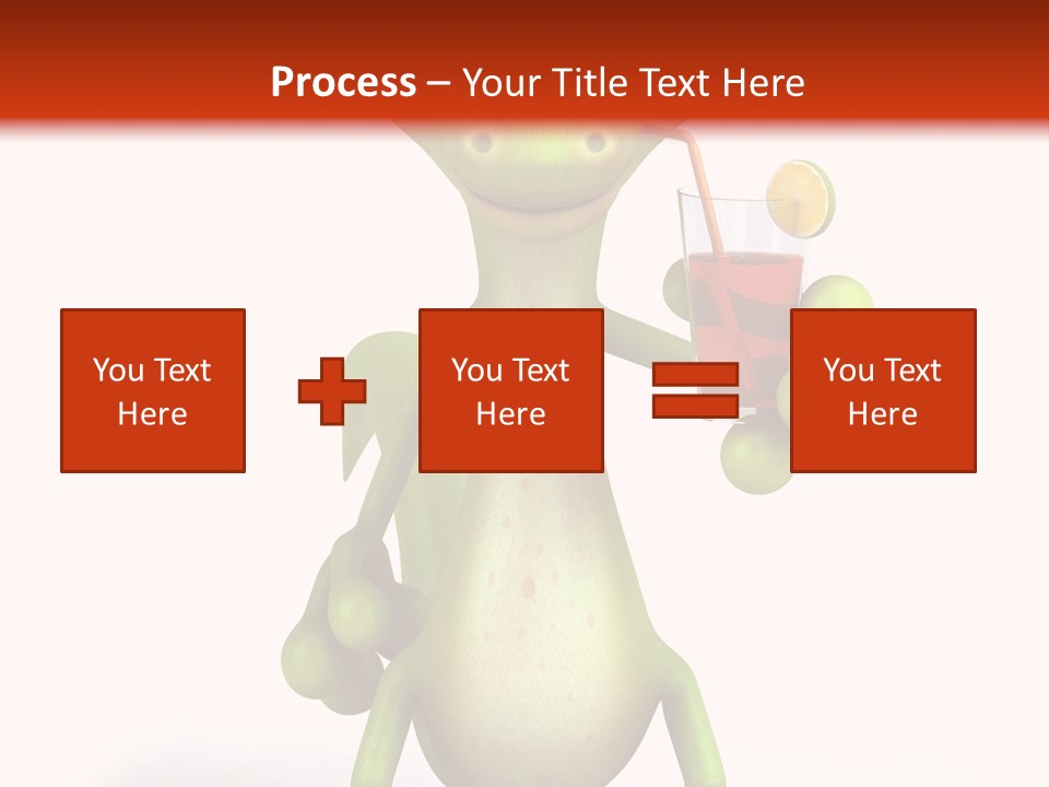 Glass Animal Creature PowerPoint Template