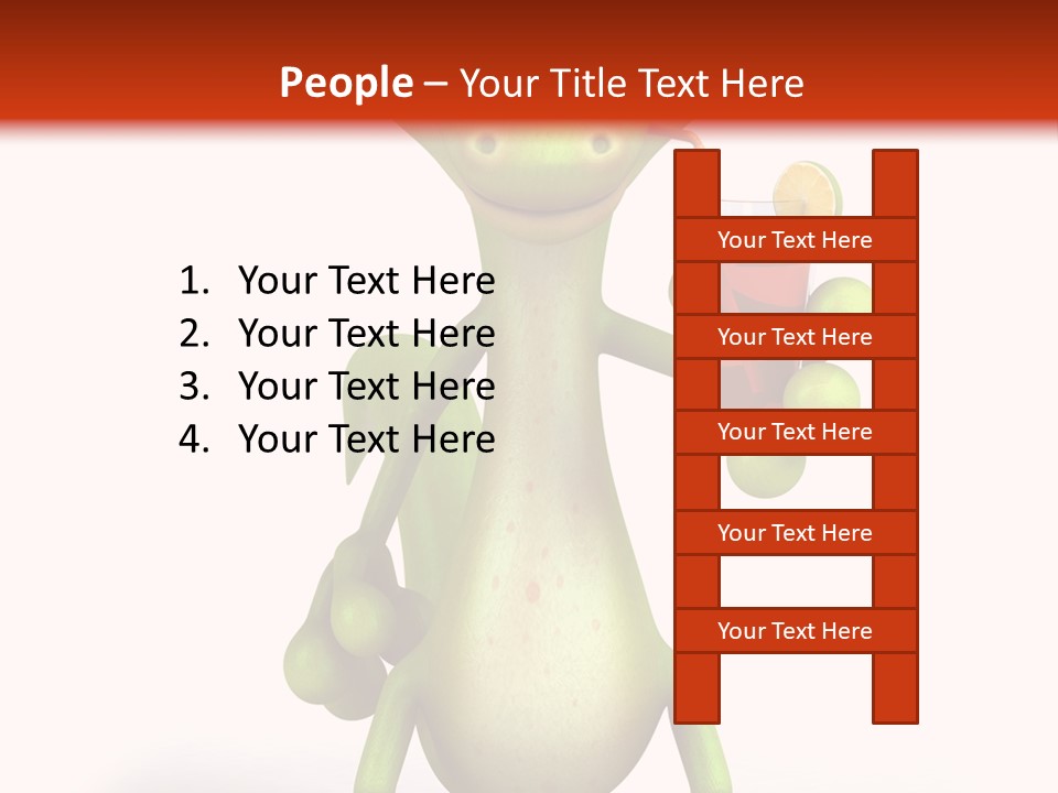 Glass Animal Creature PowerPoint Template