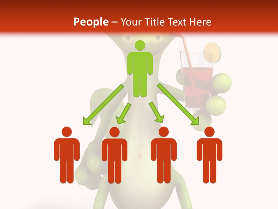 Glass Animal Creature PowerPoint Template