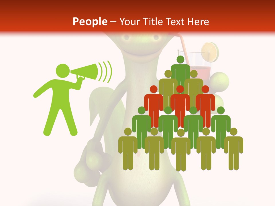 Glass Animal Creature PowerPoint Template