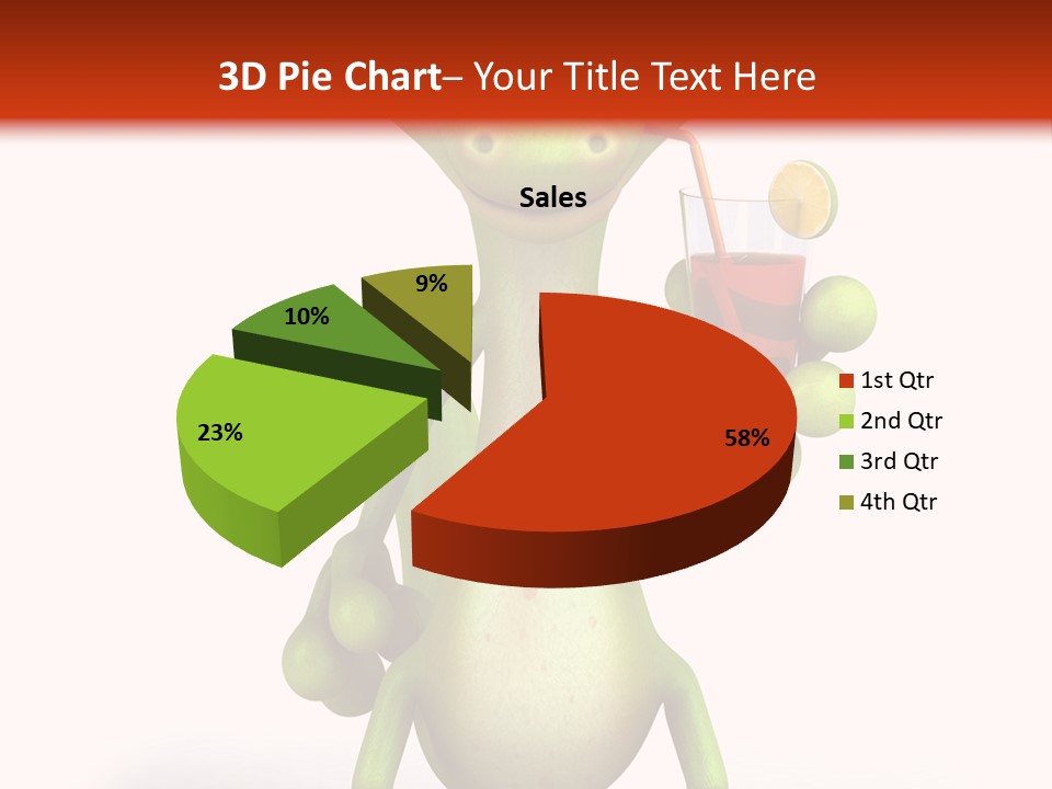 Glass Animal Creature PowerPoint Template