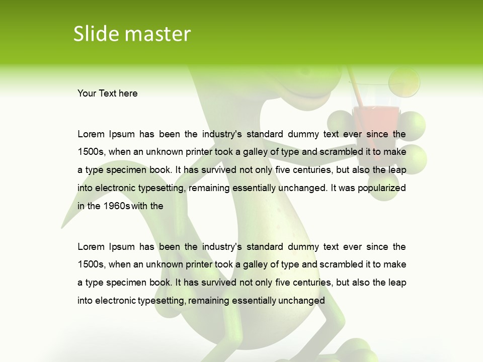 Tropical Gecko Nature PowerPoint Template