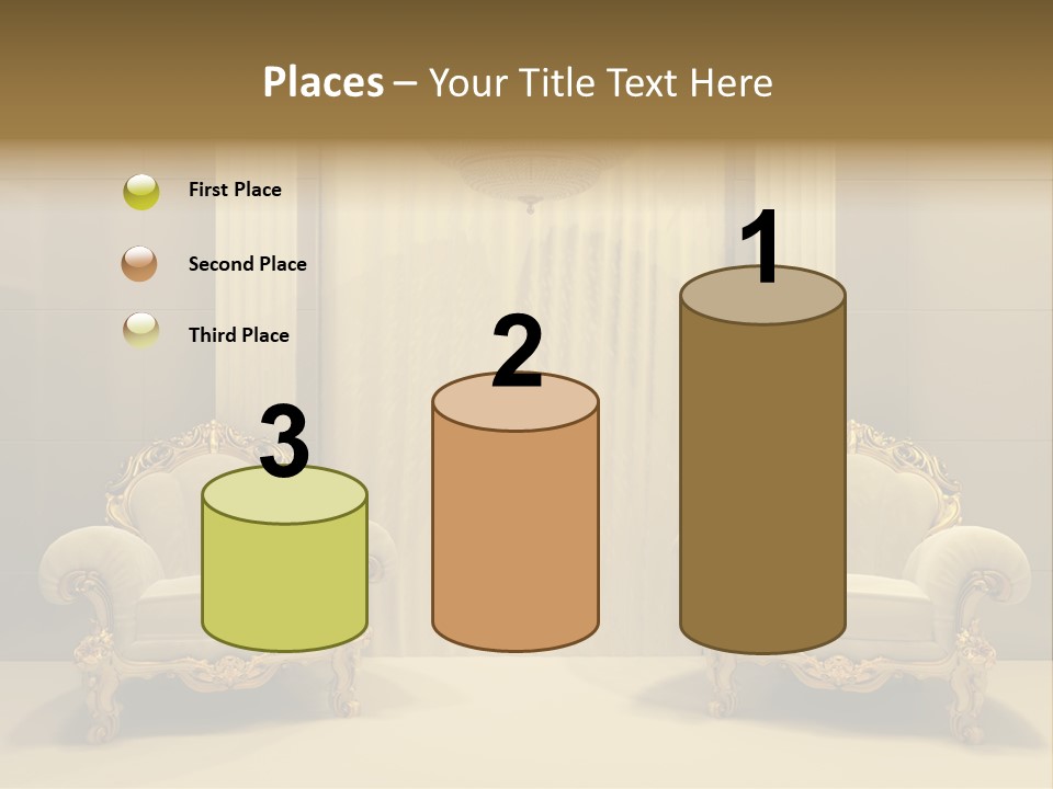 Curtain Exhibition Interiors PowerPoint Template