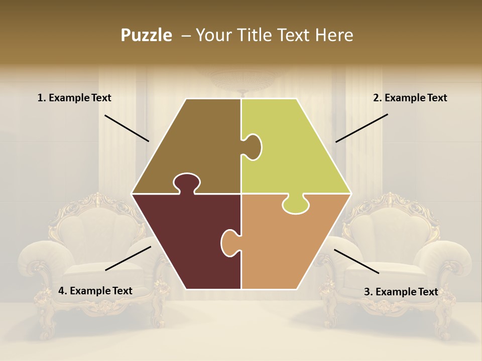 Curtain Exhibition Interiors PowerPoint Template