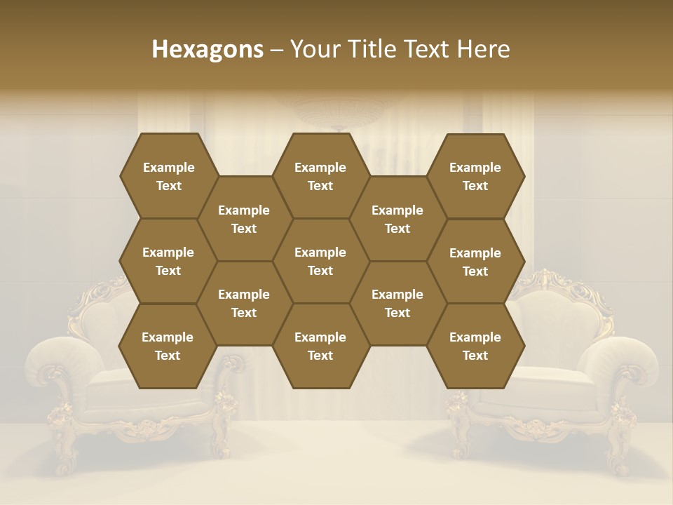 Curtain Exhibition Interiors PowerPoint Template