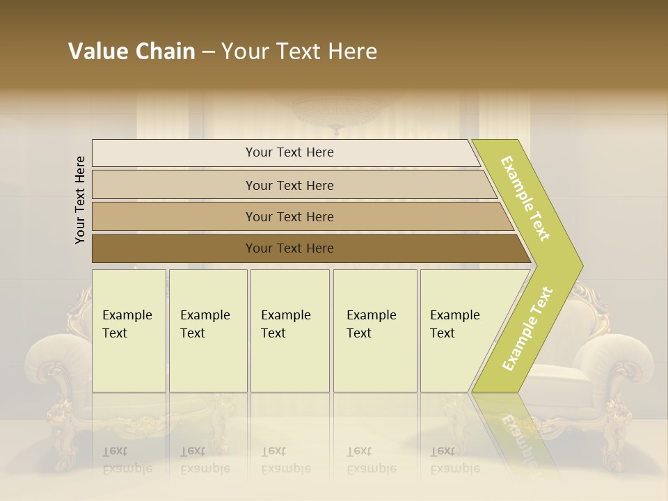 Curtain Exhibition Interiors PowerPoint Template