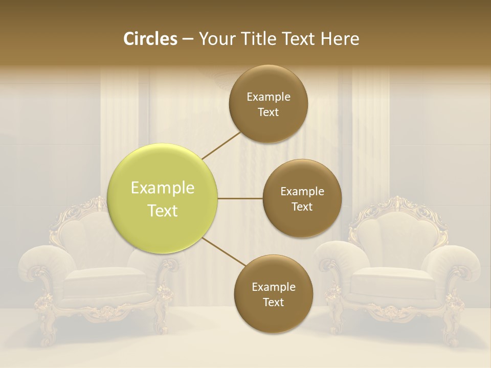 Curtain Exhibition Interiors PowerPoint Template