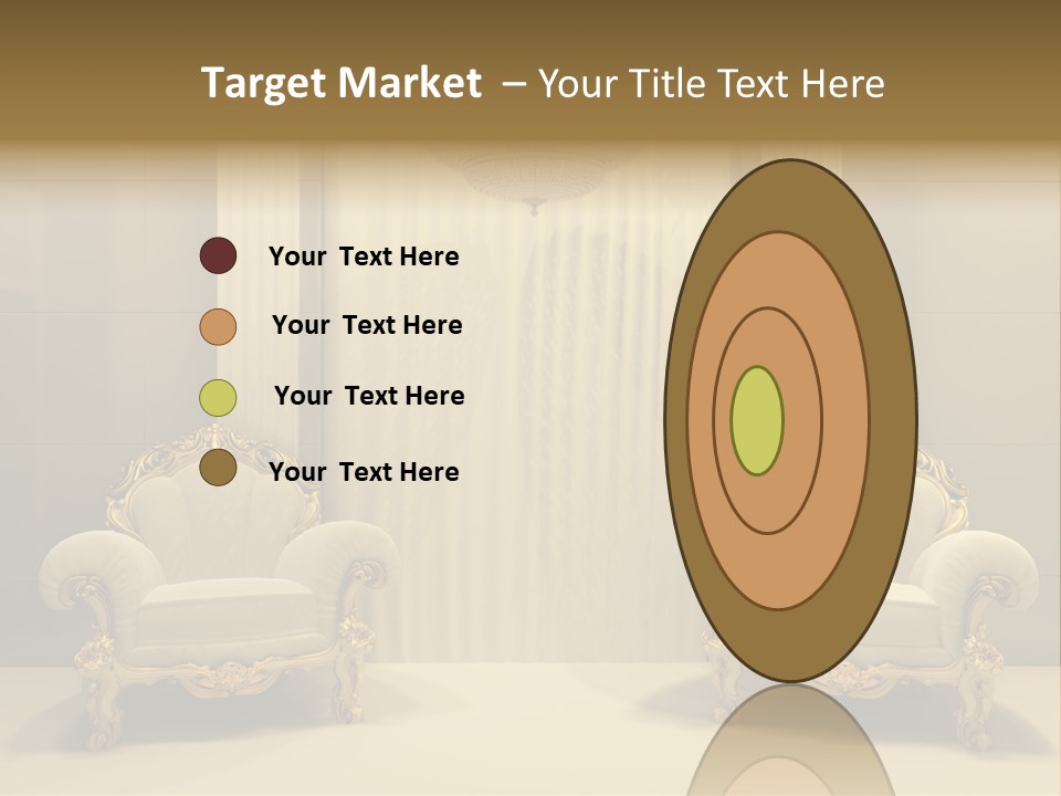 Curtain Exhibition Interiors PowerPoint Template