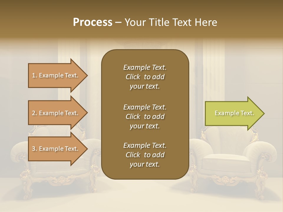 Curtain Exhibition Interiors PowerPoint Template
