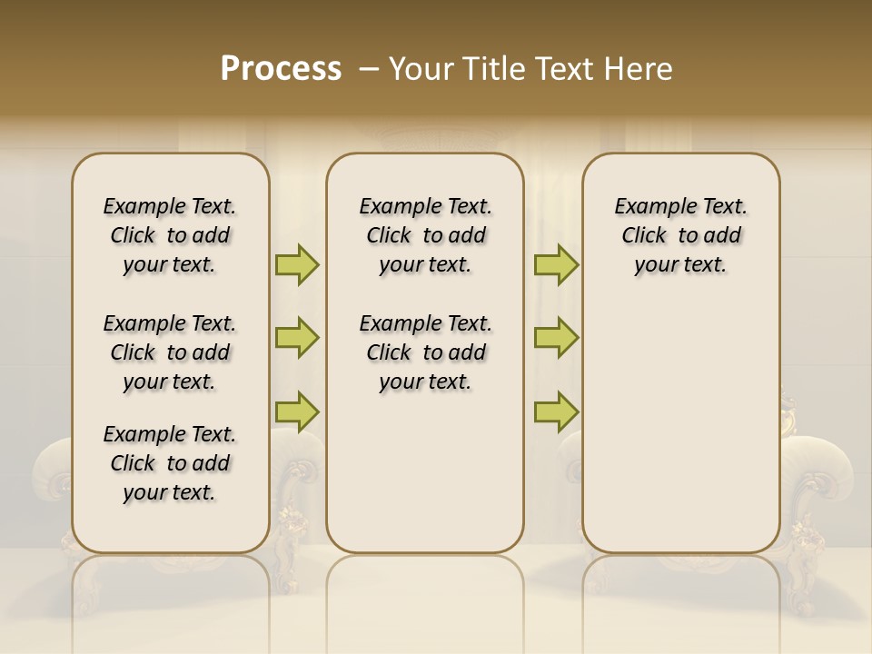 Curtain Exhibition Interiors PowerPoint Template