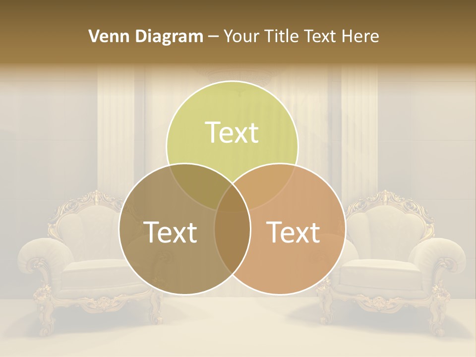 Curtain Exhibition Interiors PowerPoint Template