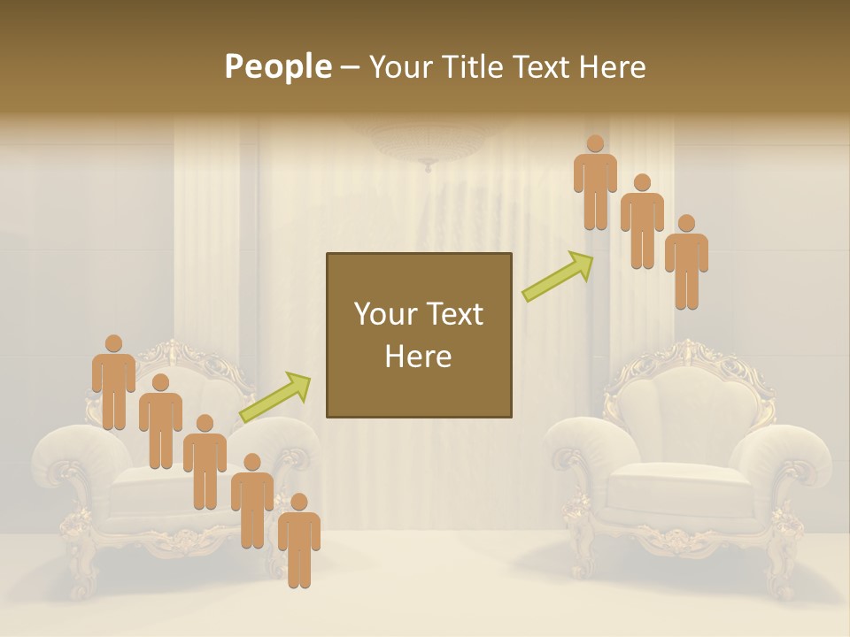 Curtain Exhibition Interiors PowerPoint Template
