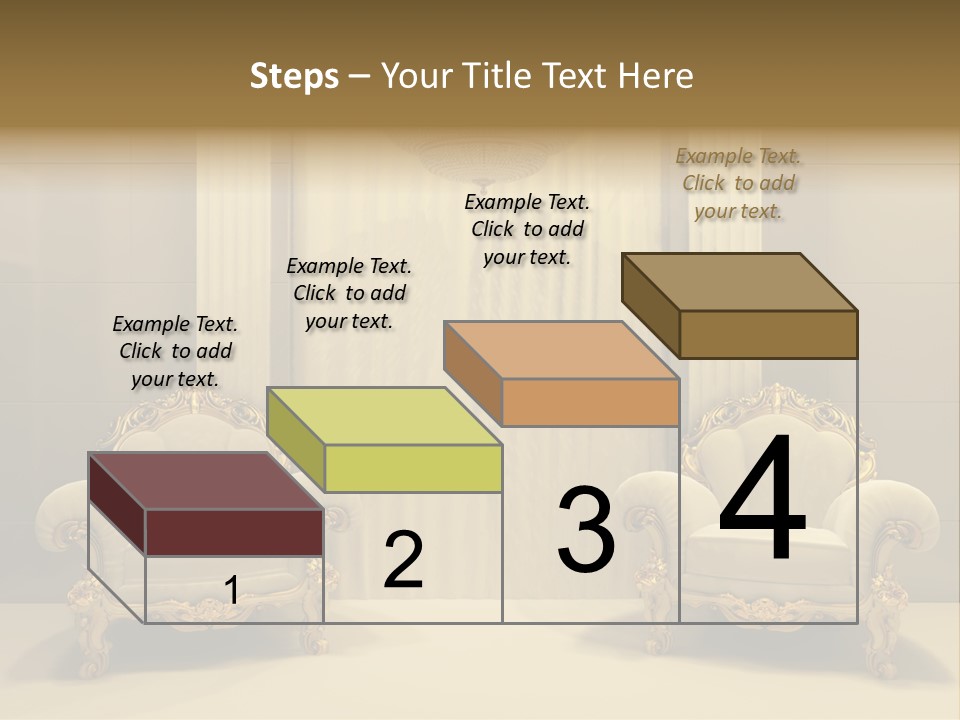 Curtain Exhibition Interiors PowerPoint Template
