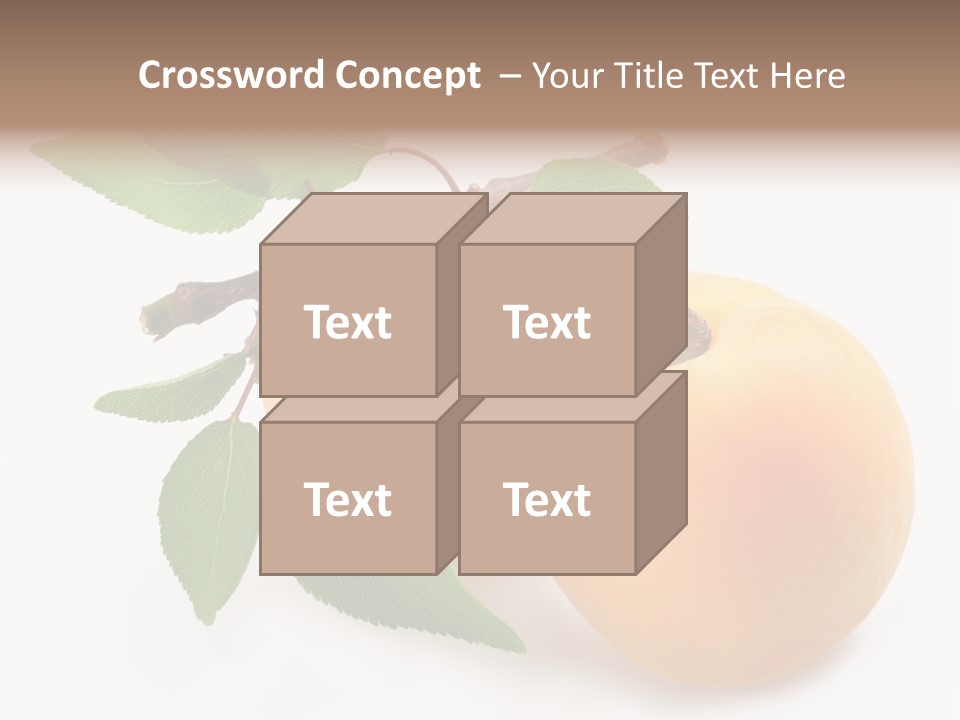Apricot Group Vegetarian PowerPoint Template