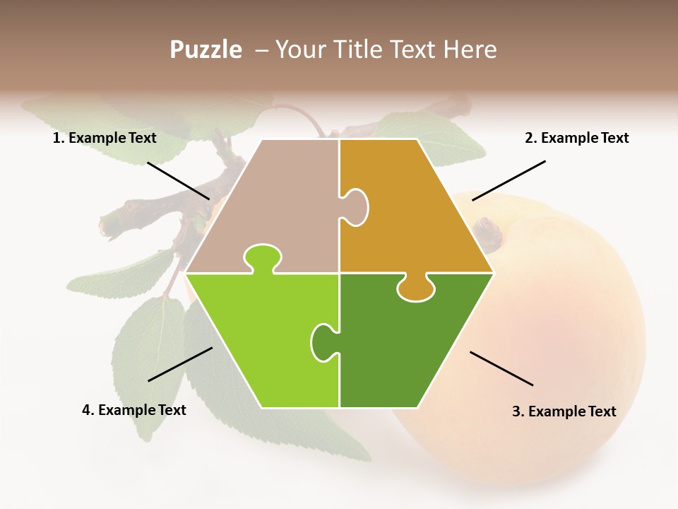 Apricot Group Vegetarian PowerPoint Template