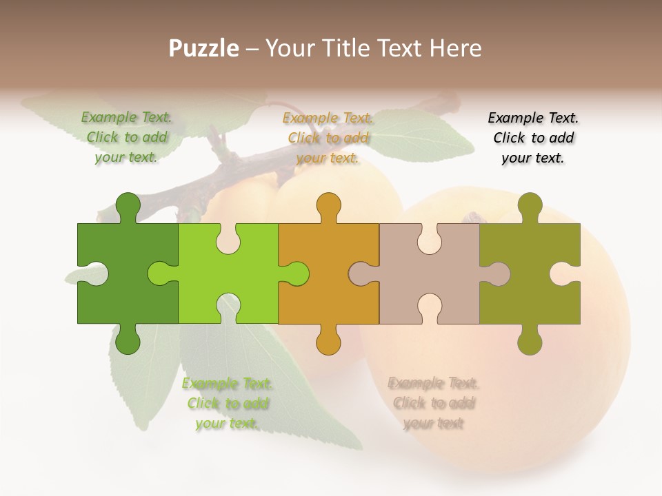 Apricot Group Vegetarian PowerPoint Template