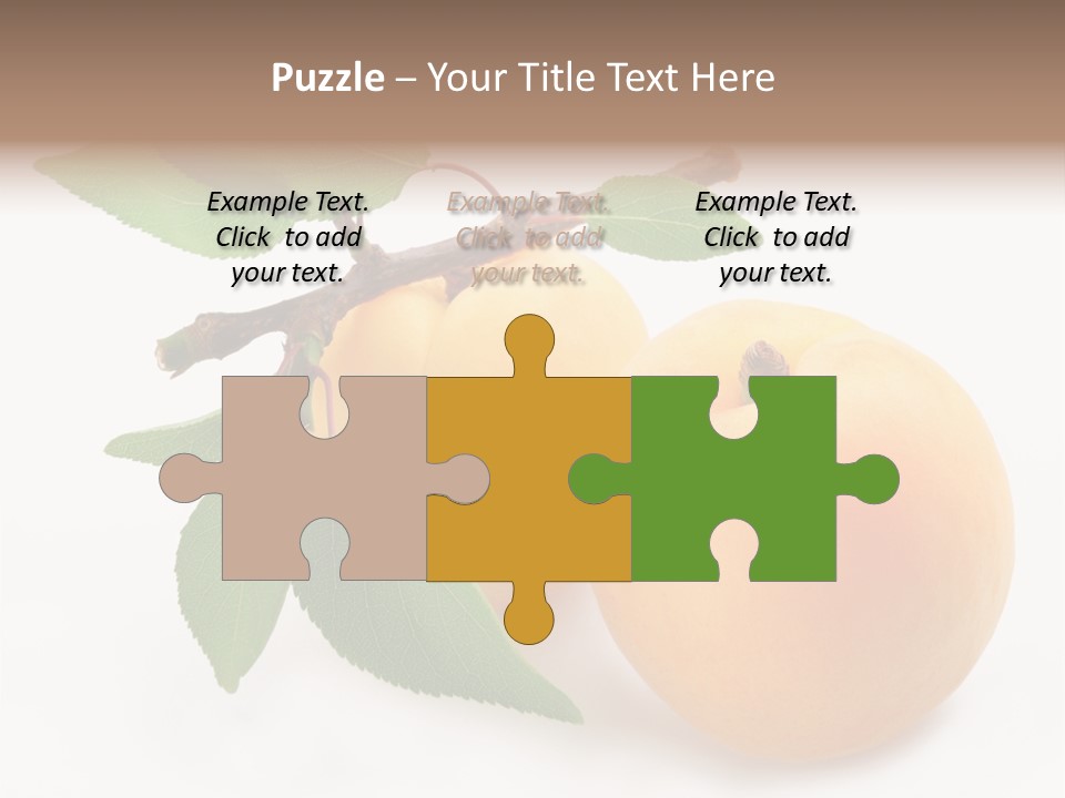 Apricot Group Vegetarian PowerPoint Template