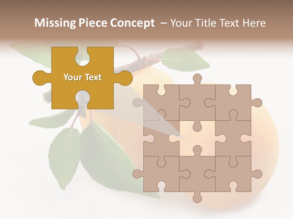 Apricot Group Vegetarian PowerPoint Template