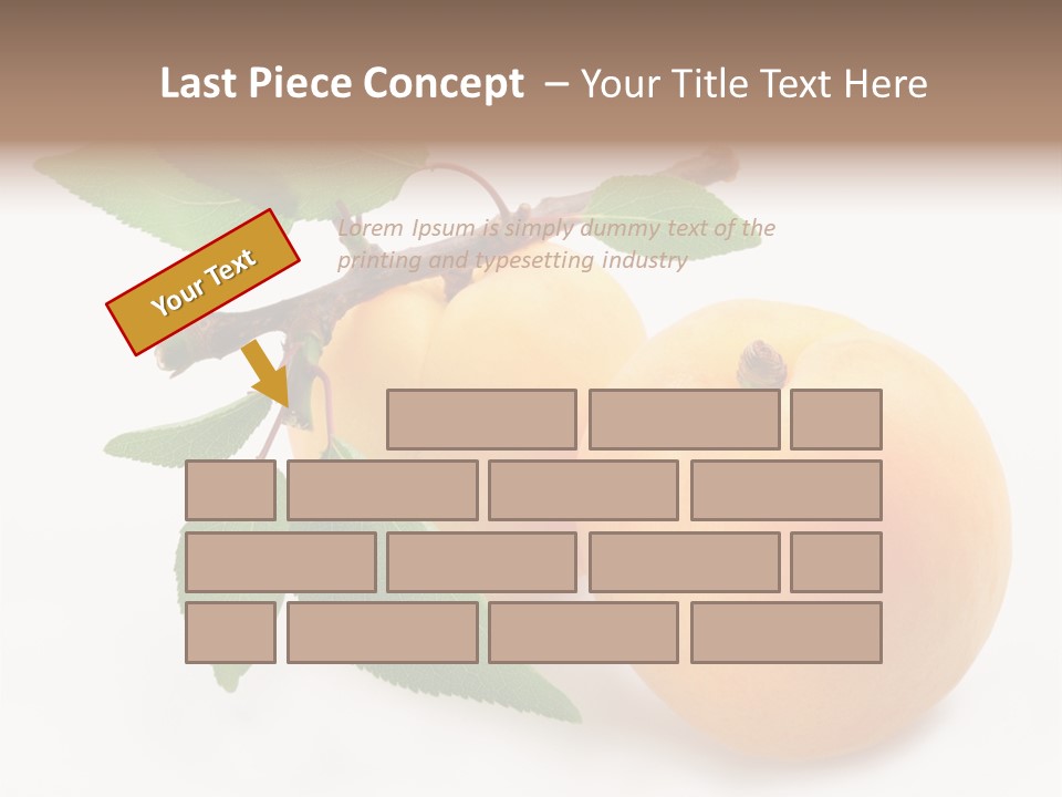 Apricot Group Vegetarian PowerPoint Template
