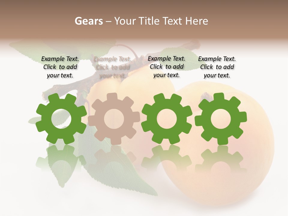 Apricot Group Vegetarian PowerPoint Template