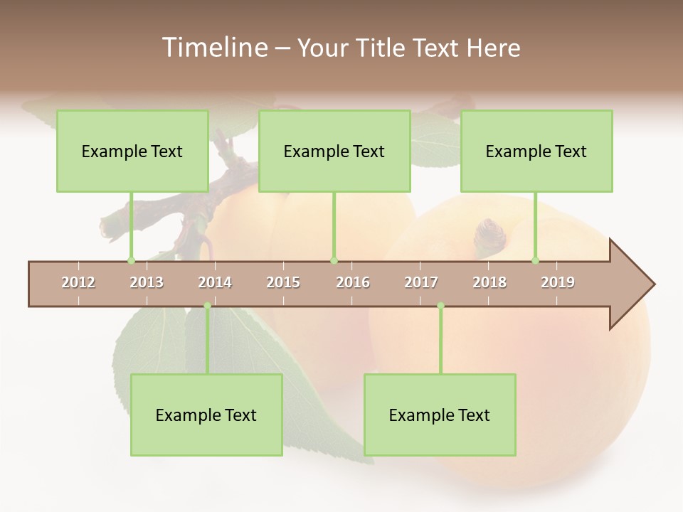 Apricot Group Vegetarian PowerPoint Template
