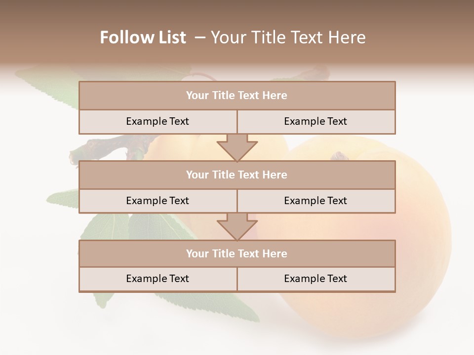 Apricot Group Vegetarian PowerPoint Template