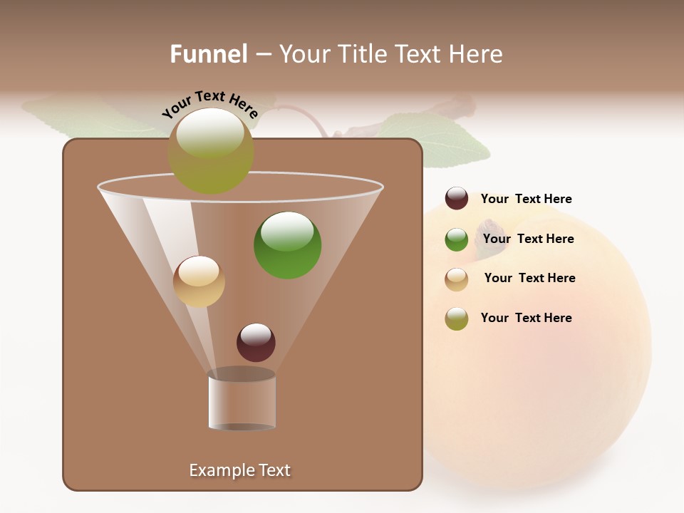 Apricot Group Vegetarian PowerPoint Template