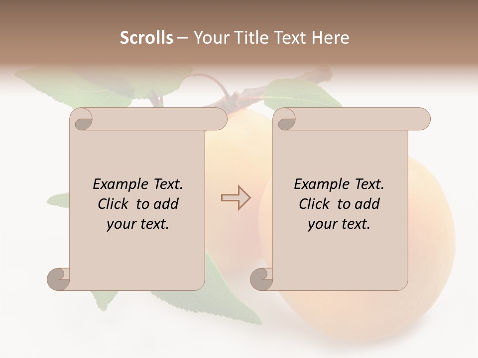 Apricot Group Vegetarian PowerPoint Template