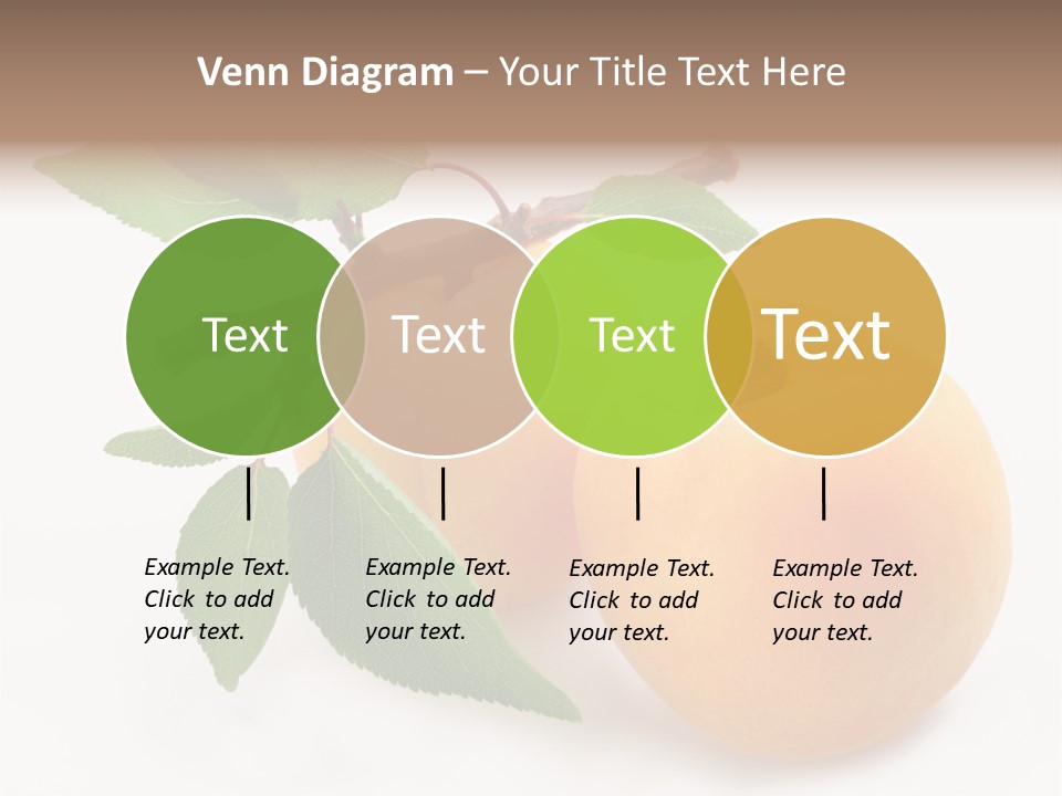Apricot Group Vegetarian PowerPoint Template