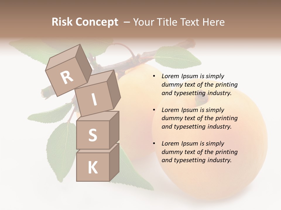 Apricot Group Vegetarian PowerPoint Template