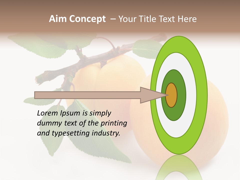 Apricot Group Vegetarian PowerPoint Template