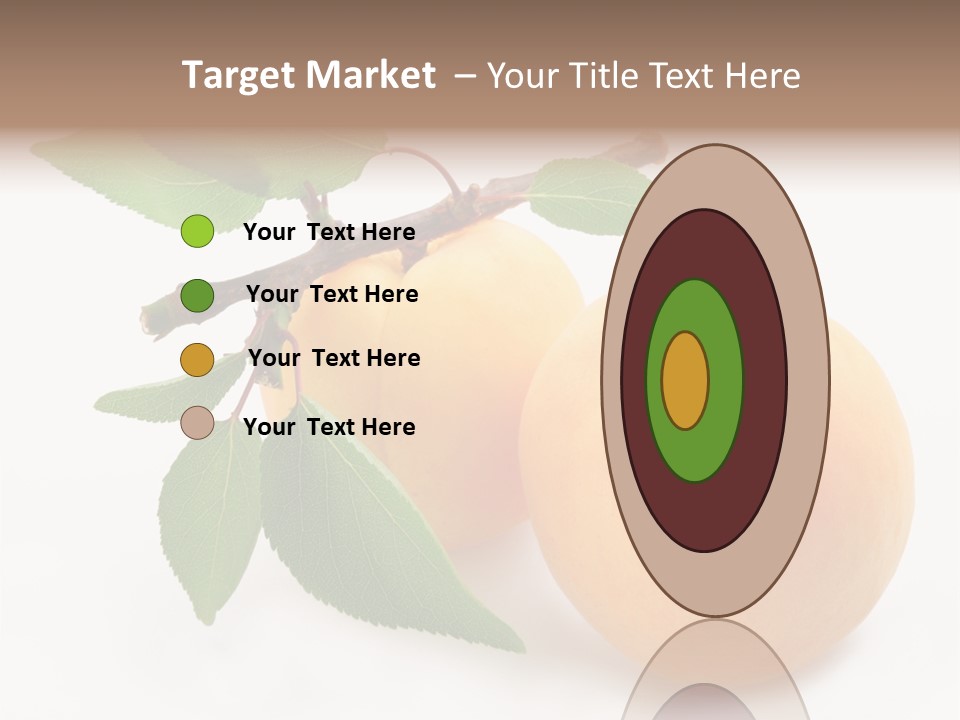 Apricot Group Vegetarian PowerPoint Template
