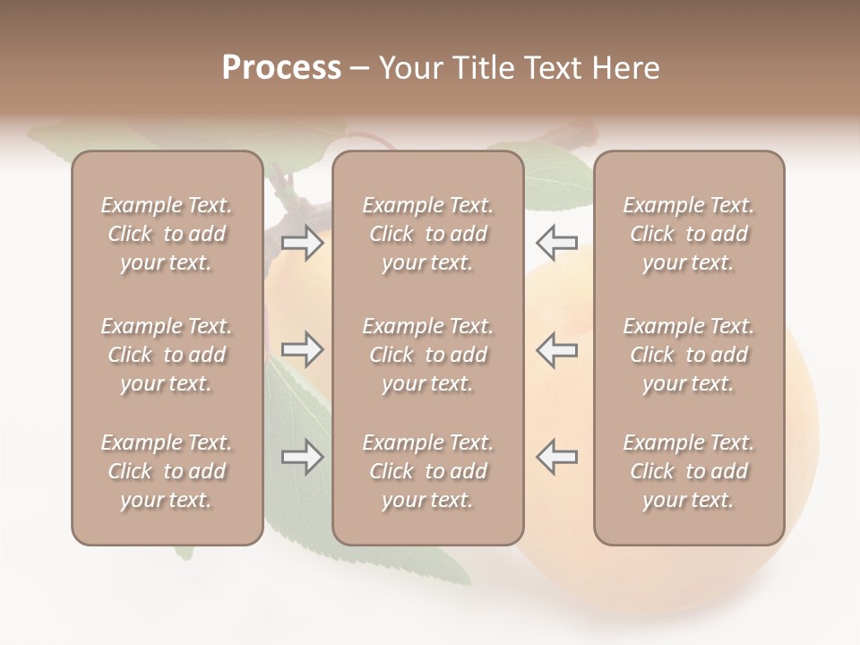 Apricot Group Vegetarian PowerPoint Template