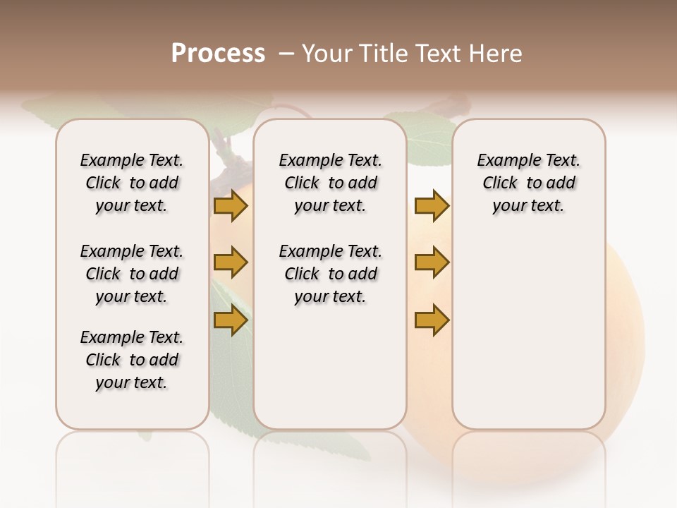 Apricot Group Vegetarian PowerPoint Template